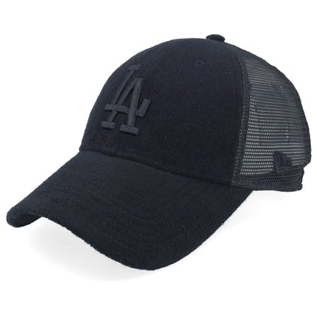 New Era - MLB Schwarz trucker Cap - Los Angeles Dodgers Womens Fabric 9FORTY Black Trucker @ Hatstore