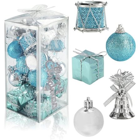 32 stk Julekulepynt, Juletrærpynt Jul