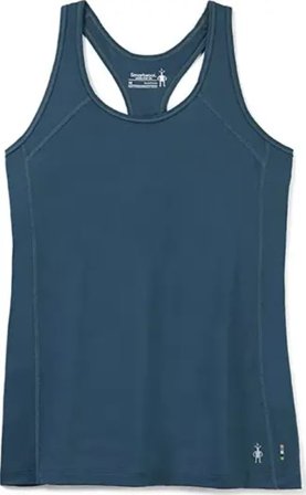 Smartwool Women's Merino Sport Ultralite Racerback Tank Women Short sleeved fitness sweater Blue M