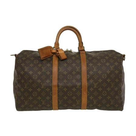 Louis Vuitton Vintage, Pre-owned Keepall 50 Bag Bruin, unisex, Maat:ONE Size