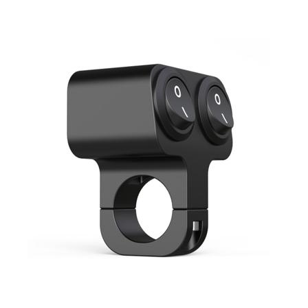 1/3 motorcykelstyre! Handtag Strålkastarbrytare Dubbelknapp 1PCS