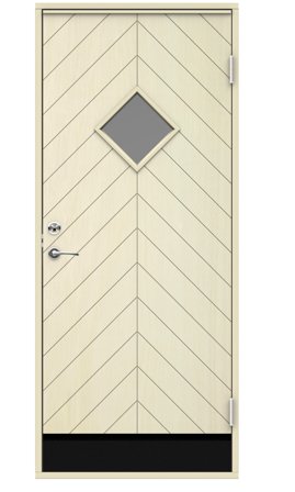 Swedoor Trysil Glas & Sparkplåt Varmförrådsdörr 1878x788 mm, Dörrar