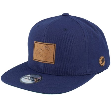 Moomin - Blauw snapback Cap - Lovers Engraved Patch Navy Snapback @ Hatstore