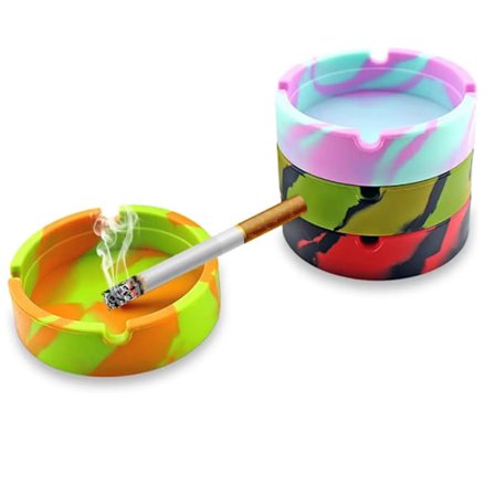 4 stk. Ubrækkelige Silikon Askebægre Cigaret Askebæger Kop, Moderne