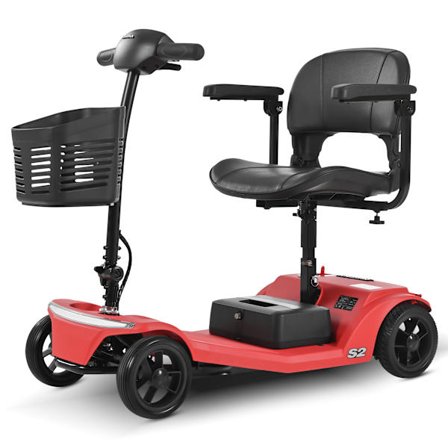 Elektrisk skoter med 15 km räckvidd och löstagbart 12Ah bly-syra batteri, idealisk för långpendling | Starka LED-strålkastare & bromsljus