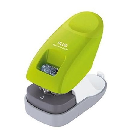 PLUS JAPAN SL - 112-G BIS EU KLAMMERLOSER HÄFTMASKIN SCHREIBTISCHMODELL 10 SIDOR, PAPPER CLINCH (GRÖN) PLUS JAPAN SL-112A-EU GR