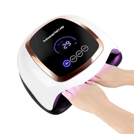 LED Smart Nagellampa med Display Touch Screen