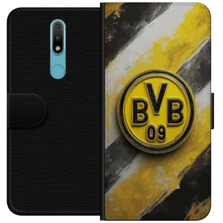 Yhteensopiva Lompakkokotelo Nokia Nokia 2.4 Värikäs abstrakti palapelikuvio, joka symboloi yhteisöllisyyttä, monimuotoisuutta ja luovuutta moderni