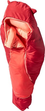 VAUDE Alpli Adjust 400 Syn Children synthetic sleeping bags Red Left