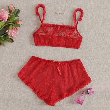 Polka dot sexig läcker frestelse sexiga underkläder