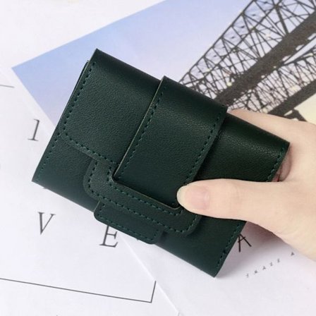 PU-nahkaiset lompakot Naisten lompakot VIHREÄ