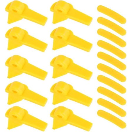 Renkaan asennuspää, 20 kpl Renkaanvaihtimen kiinnike Muovisisäke Rengaskoneen suojus Vanteen reunan suojus yhteensopiva ankanpään H324 kanssa