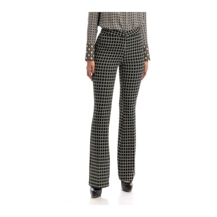 Simona Corsellini, Straight Trousers Zwart, Dames, Maat:XS