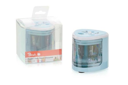 PEACH Elektrischer Stiftspitzer PO102 blau
