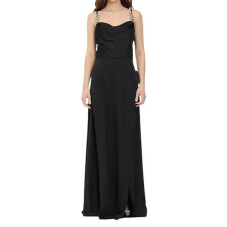Simona Corsellini, Long Zwart, Dames, Maat:XS