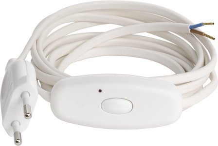 Gelia 4093236072 Lampsladd med dimmer, 10-150 W, 2,5 m, Belysning