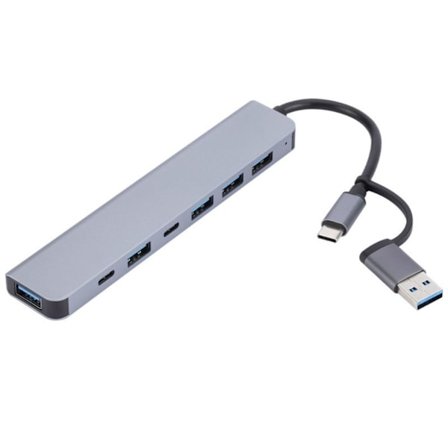 USB C Hub USB 3.0 Type-C splitter 7 IN 2 7 IN 2