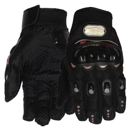 Kvinnor Män Cykelhandskar Vattentät Varm Drop-Resistant offroad Full Finger Motorcykel Black XL