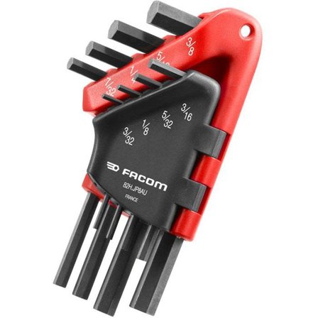 Facom 82H.JP8AU Insexnyckelsats 8 st, tum, Skruva