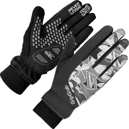 GripGrab Rebel Youngster Winter Children workout gloves Black L