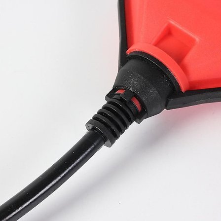 5m 220v Kellukytkin uppopumpulle punainen, 1 kpl