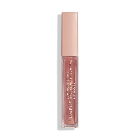 Lumene Luminous Shine Hydrating & Plumping Lip Gloss, 02 Old Rose, 5 ml