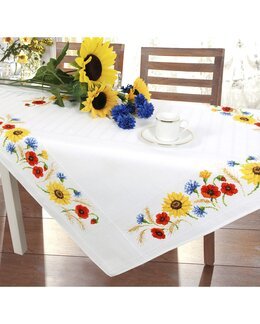 Broderikit Dug Vilde Blomster - Vervaco