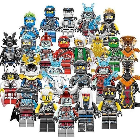 24pcs Airjitzu Ninjagoes Building Blocks Set Mini Figures Toys