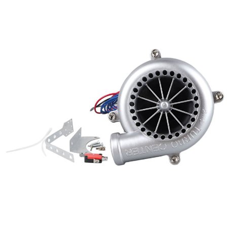 12V Turbo Blow Off -venttiilin simulaattori, hopeanvärinen, elektroninen valevaimennusventtiili autoille ja moottoripyörille, erikoislaatuinen ääni