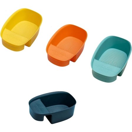 Set med 4 Handfat Mesh Matsil Durkorg Korg Avloppskorg Multifunktionell