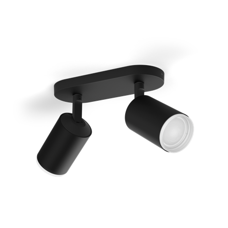 Philips Hue Fugato 929003810001 Spotlys Sort, Belysning