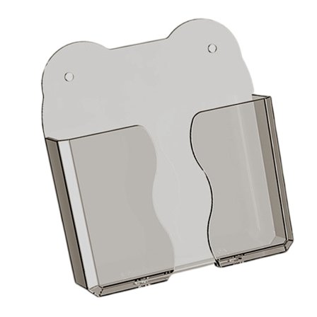 Seinään kiinnitettävä puhelinteline yöpöydälle latausreiällä ja kaukosäätimen säilytyksellä