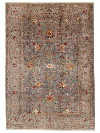 Hand Knotted Ziegler Ariana Rug 210X300 Brown/Dark Grey