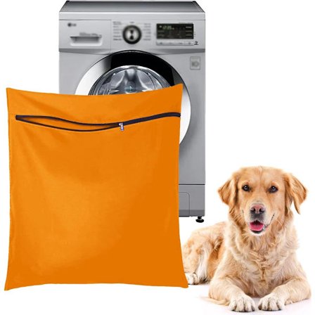 ING Vasketøjspose til kæledyr, isolerer kæledyrshår for at forhindre tilstopning af vaskemaskinen, vasketøjspose til hunde, katte, kæledyrs sengetøj, 