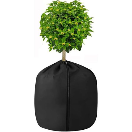 Plantebeskyttelse til vinteren – Frostbeskyttelse med snøre og lynlås til udendørs planter, frugttræer og potteplanter