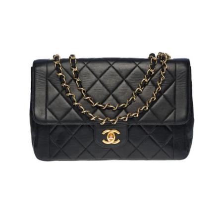 Chanel Vintage, Pre-owned Leather chanel-bags Zwart, Dames, Maat:ONE Size,leer
