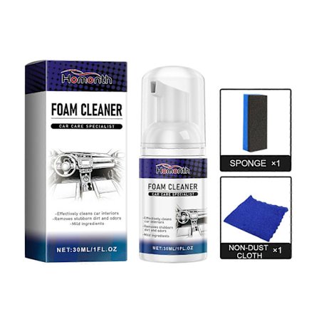 Homonth auton sisätilojen puhdistusaine, auton istuinten puhdistus, huolto, kirkastus, tahranpoisto, kunnostusaine