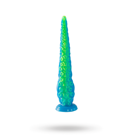 Scylla Fluorescent Tentacle Dildo 31,5 cm - Vuxen.dk: For hende