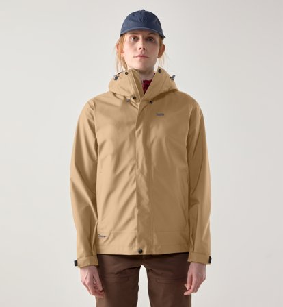 Haglöfs Breeze Proof Jacket Women Oak Brown - Damen - - XXL