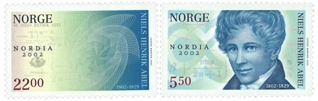 Norge - AFA 1435-1436 - overtrykt Nordia 2002 - Postfrisk