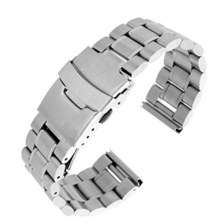 Genomtänkt Klockarmband i Rostfritt Stål