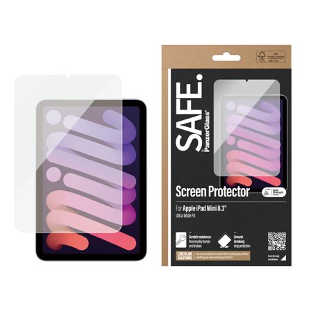 PanzerGlass SAFE SCREEN PROTECT IPAD MINI 8.3IN UWF B2B ACCS