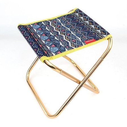 Udendørs sammenklappelige fiskestangstole bærbar udendørs camping lille skammel til fiskeri camping vandreture brug