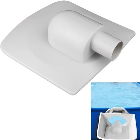 Adapter til støvsugerplade til reservedele gulvrenser Summer Wave Polygroup bundskimmer filterpumpe system forbindelsesplade