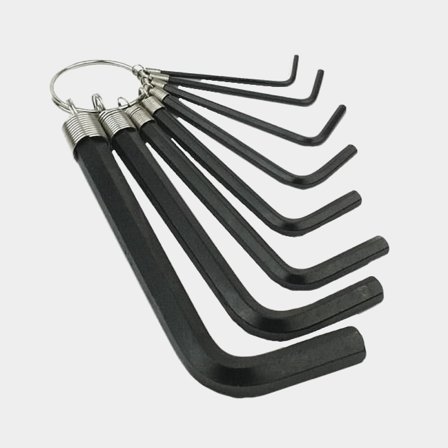 Kuusiokoloavainsarja BR-M Hex Key Wrench Set, 8 osaa