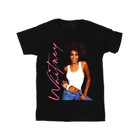 Whitney Houston Whitney Smile T-shirt M Svart