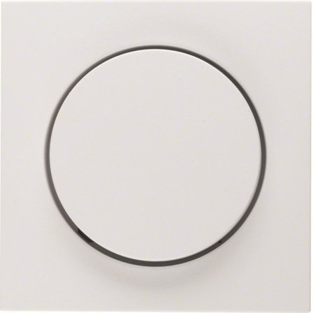 Hager 11371909 Centrumbricka för montage i serie S.1, B.3 och B.7 Vit, Strömbrytare & vägguttag