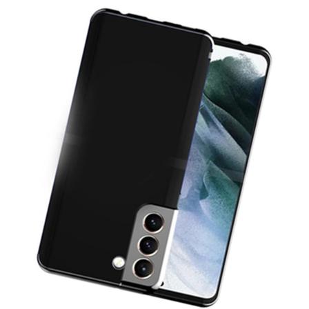 Stilfuldt silikone cover - Samsung Galaxy S21 Plus Svart