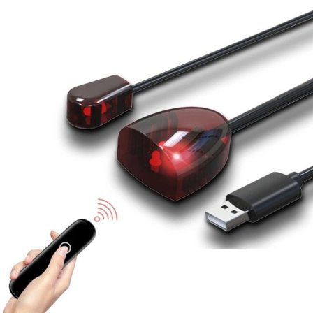 IR Infraröd Fjärr Extender No Delay Infrared Transceiver Control Receiver USB Adapter