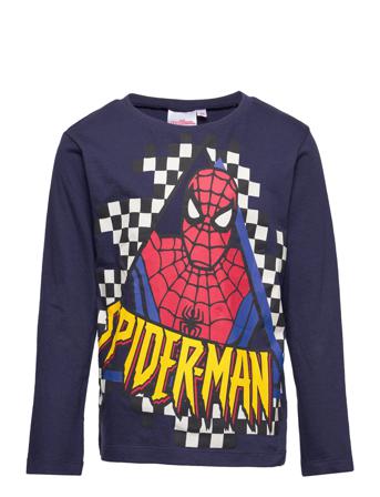 Long-Sleeved T-Shirt Langærmet T-shirt Multi/mønstret Spider-man